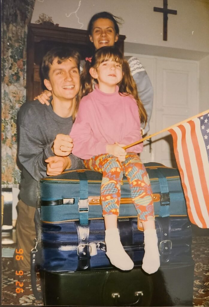 From Poland to New York City: Becoming an immigrant kid With my brother and his wife on the night before The Big Move.